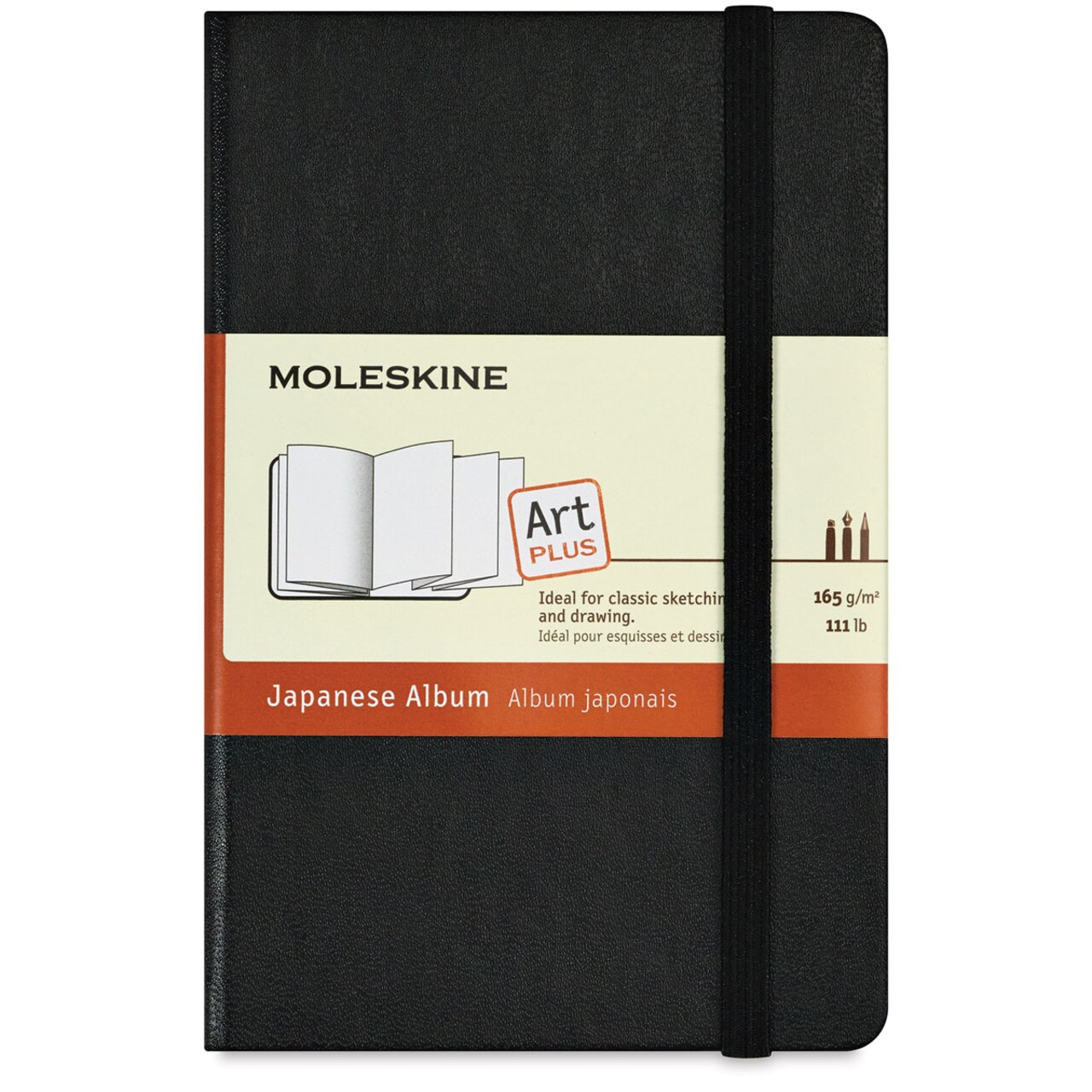 Moleskine Art Collection Japanese Album - 3-1/2" x 5-1/2", 60 Accordion Pages